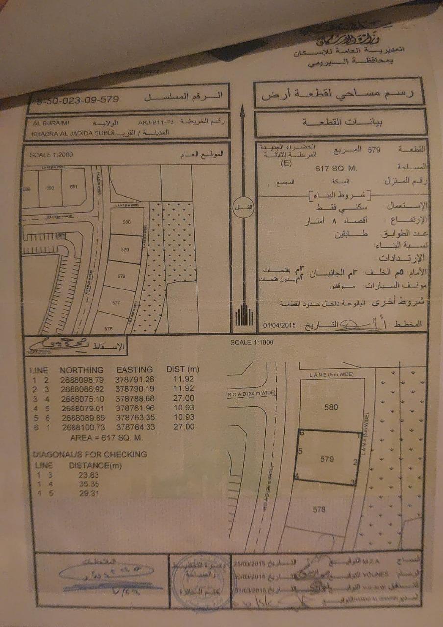 Residential Land in Al Buraymi, Al Buraymi