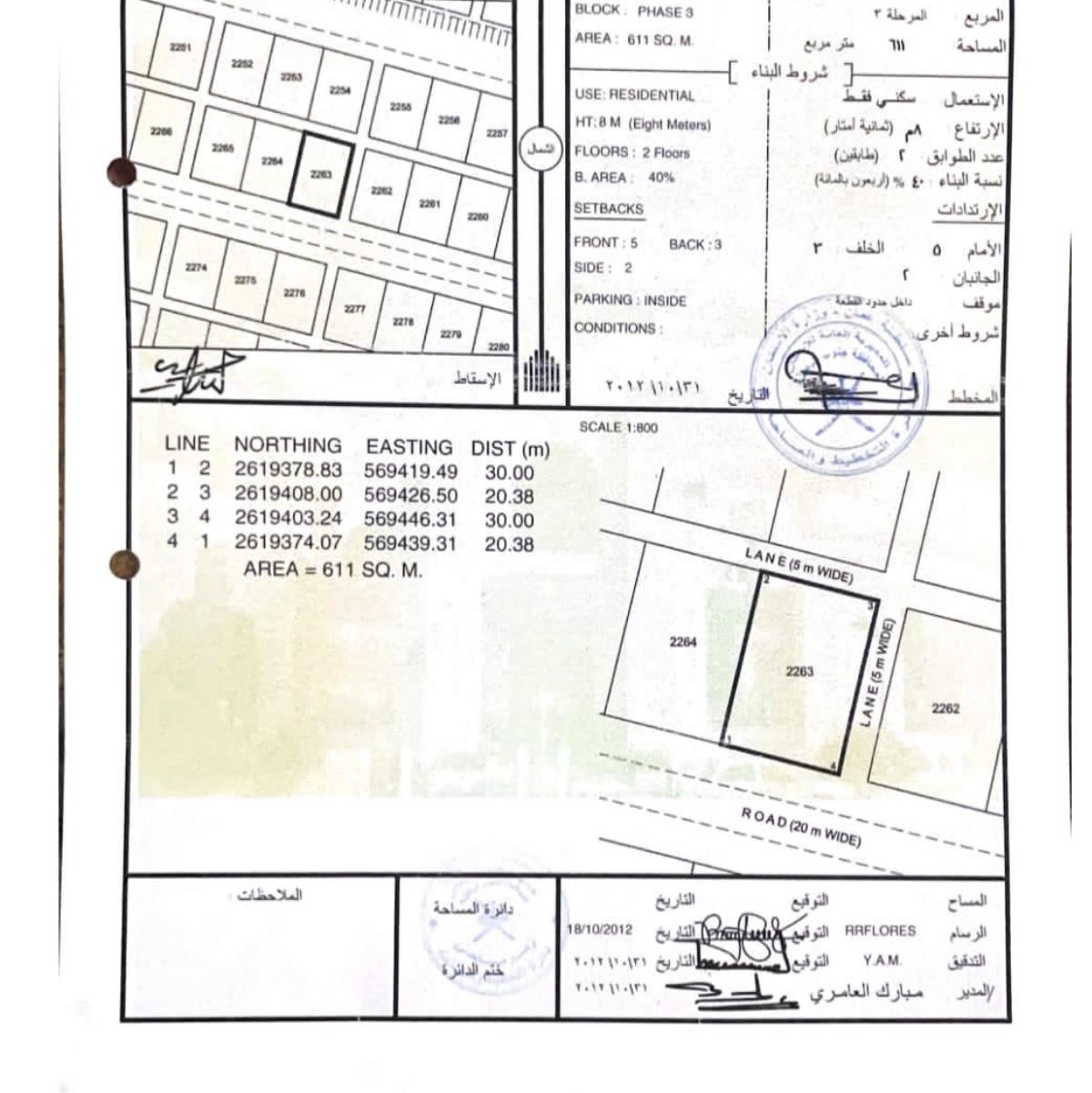 Residential Land in Al Musanaah, Al Mghsar Al Janub