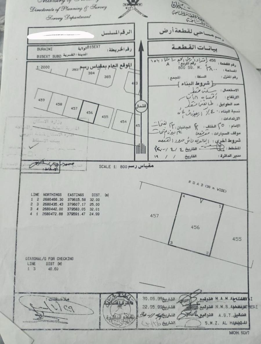 Residential Land in Al Buraymi, Al Ghurayfah