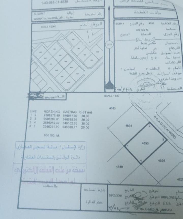 Residential Land in Muscat, Al Amrat