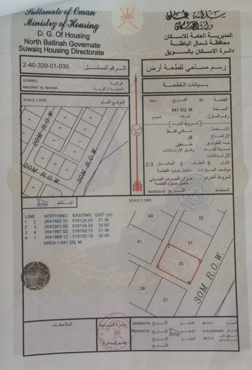 Residential Land in As Suwayq, Ruwayhah