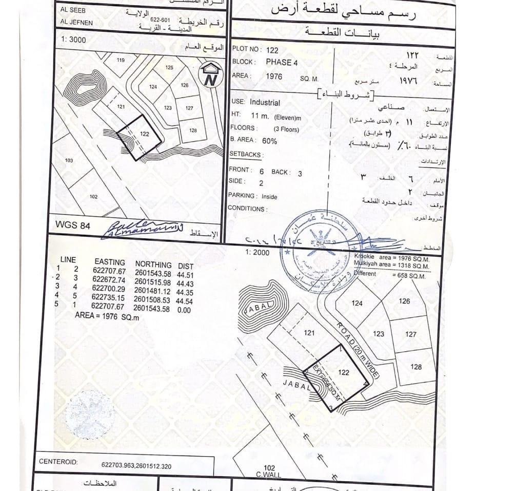 Industrial Land in Al Jufnain, Muscat