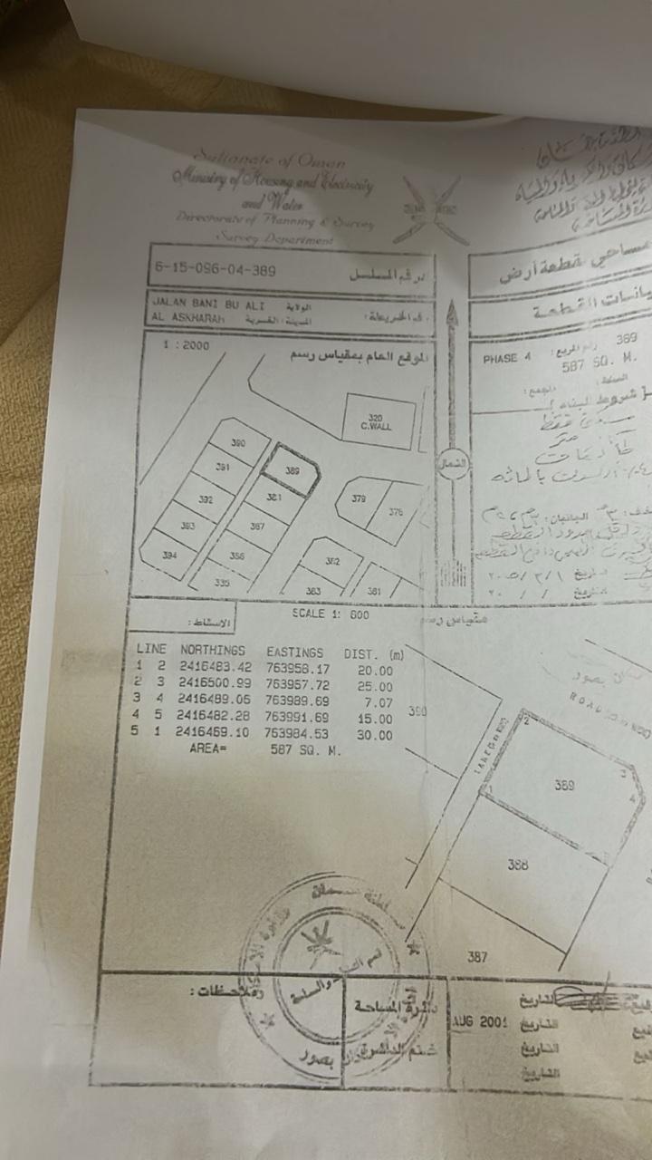 Residential Land in Ash Sharqiyah South, Jaalan Bani Bu Ali