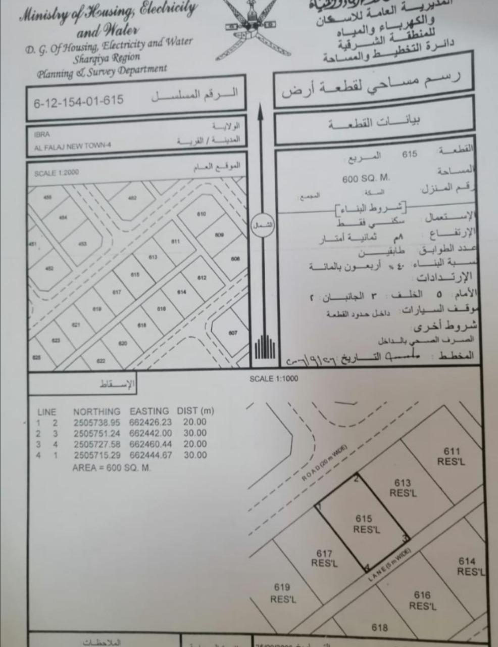 Residential Land in Wilayat Ibra, Al Filayj