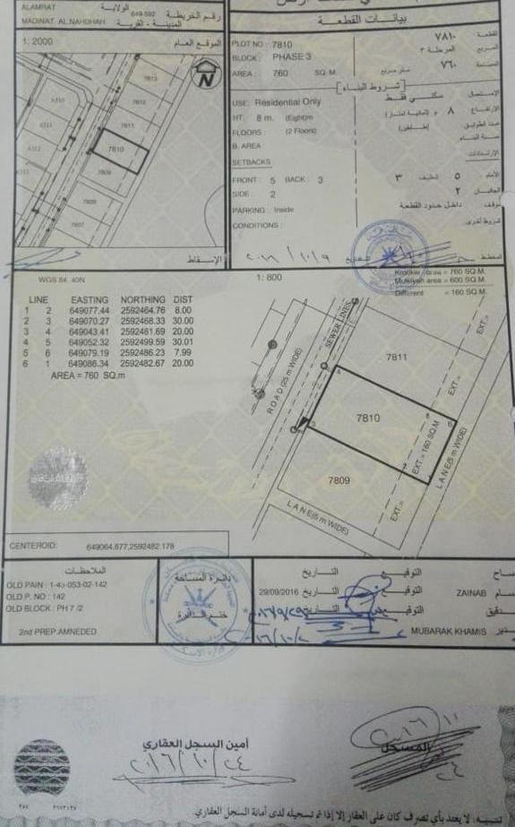 Commercial Land in Muscat, Al Amrat