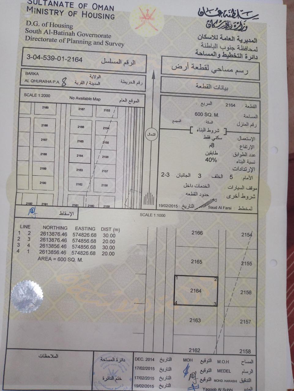 Residential Land in Barka, Barka
