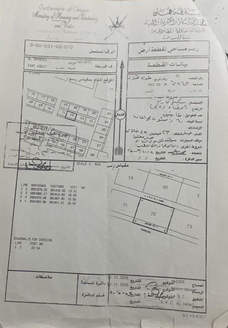 Commercial Land in Mazari Al Uqdah, Al Buraymi